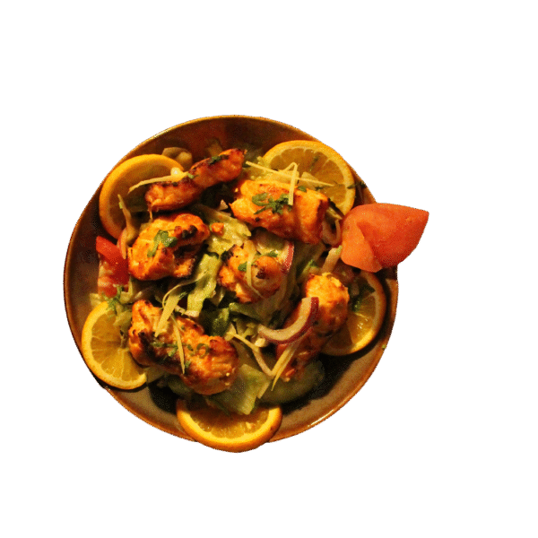 Salmon Tikka Salad