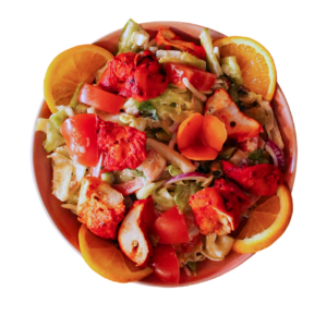 Chicken tikka salad