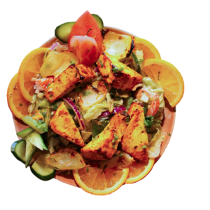 Paneer tikka salad