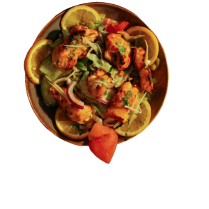 Salmon Tikka Salad