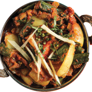 Bhindi do pyaza